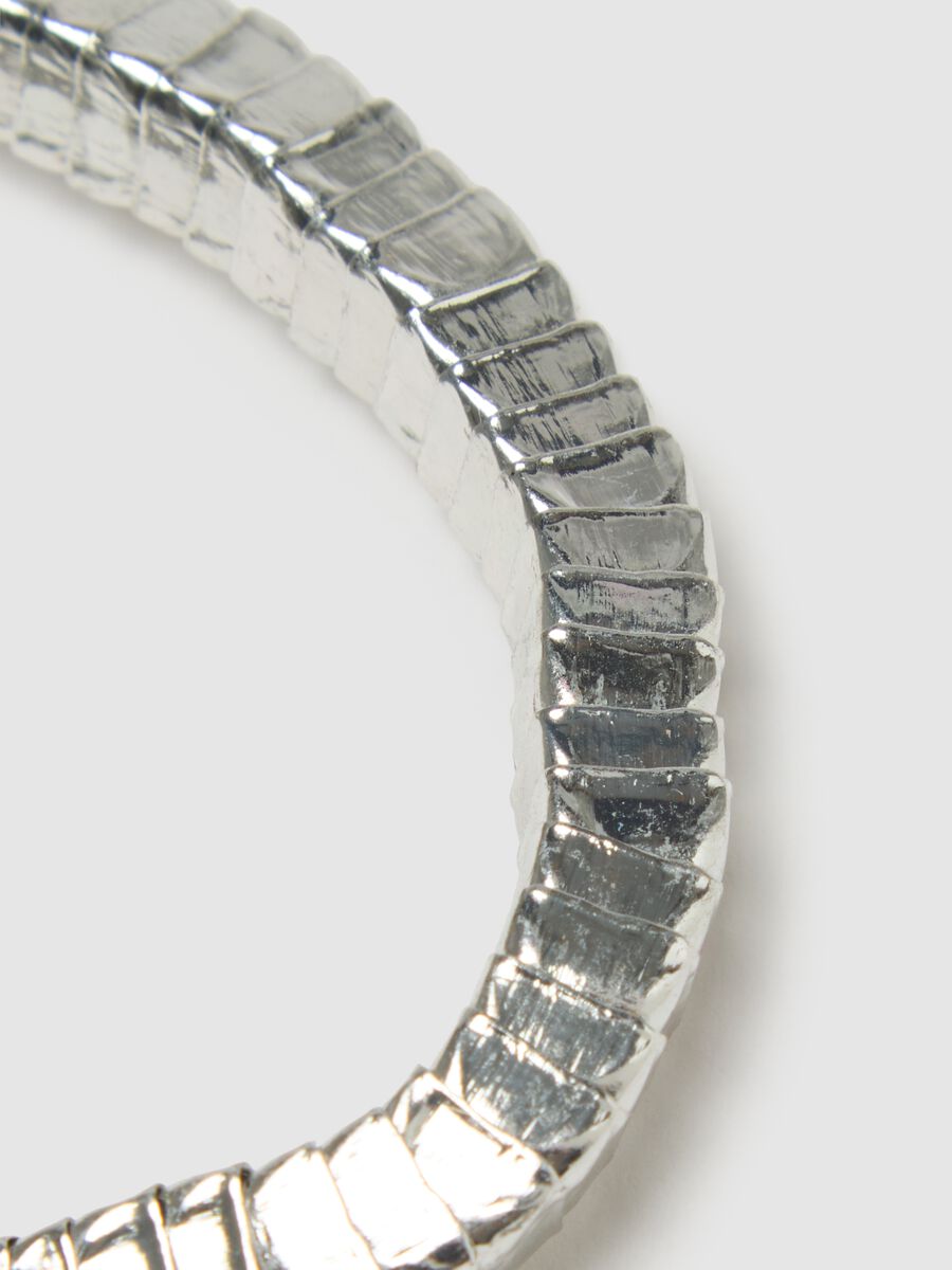 Men's Stretch Transparent Iron Bracelet_2