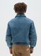 Boy's Denim Regular Fit Bomber Jacket_1