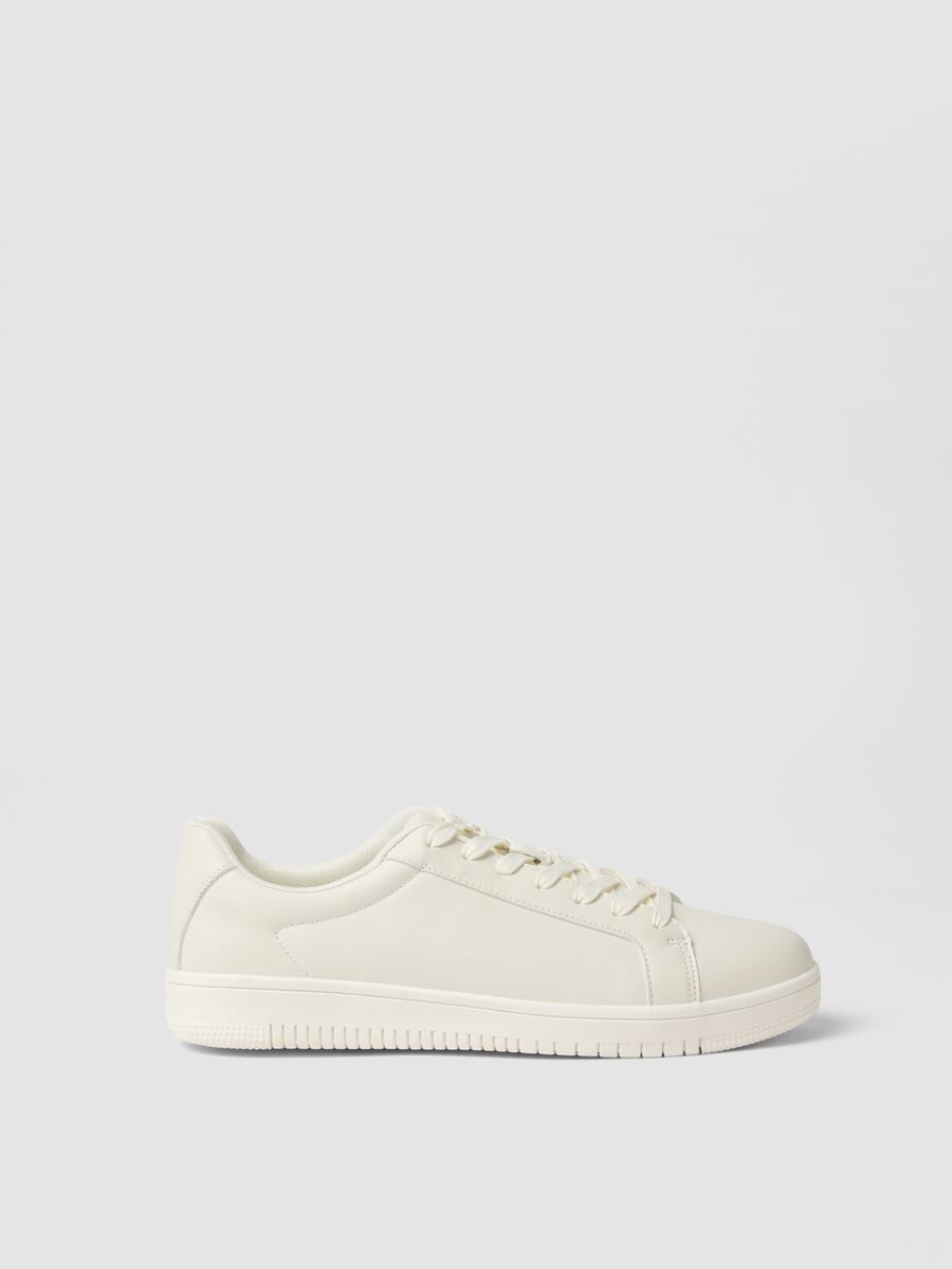 Sneakers bianche casual regular fit_0