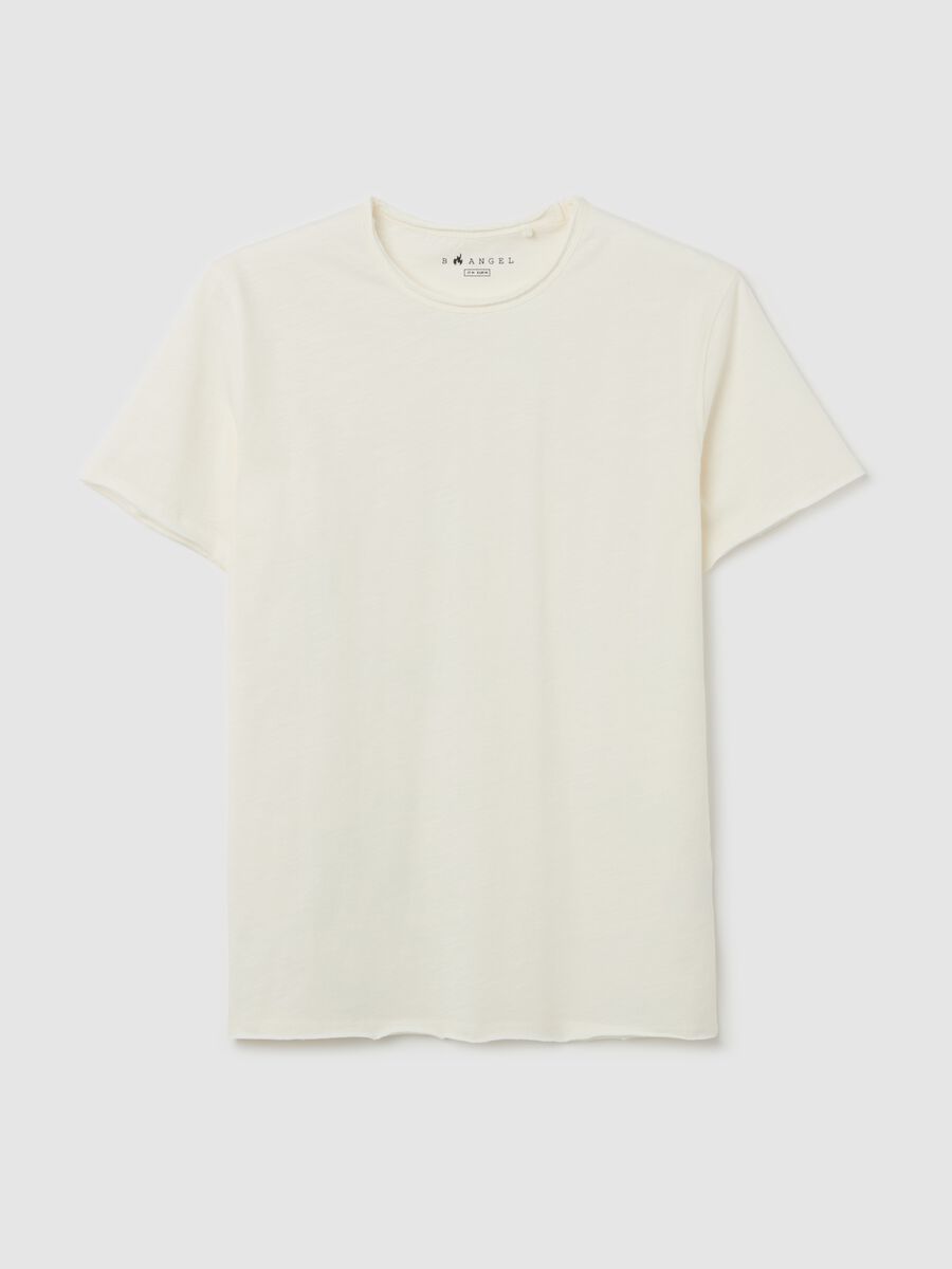 Cotton T-shirt with round neck_0