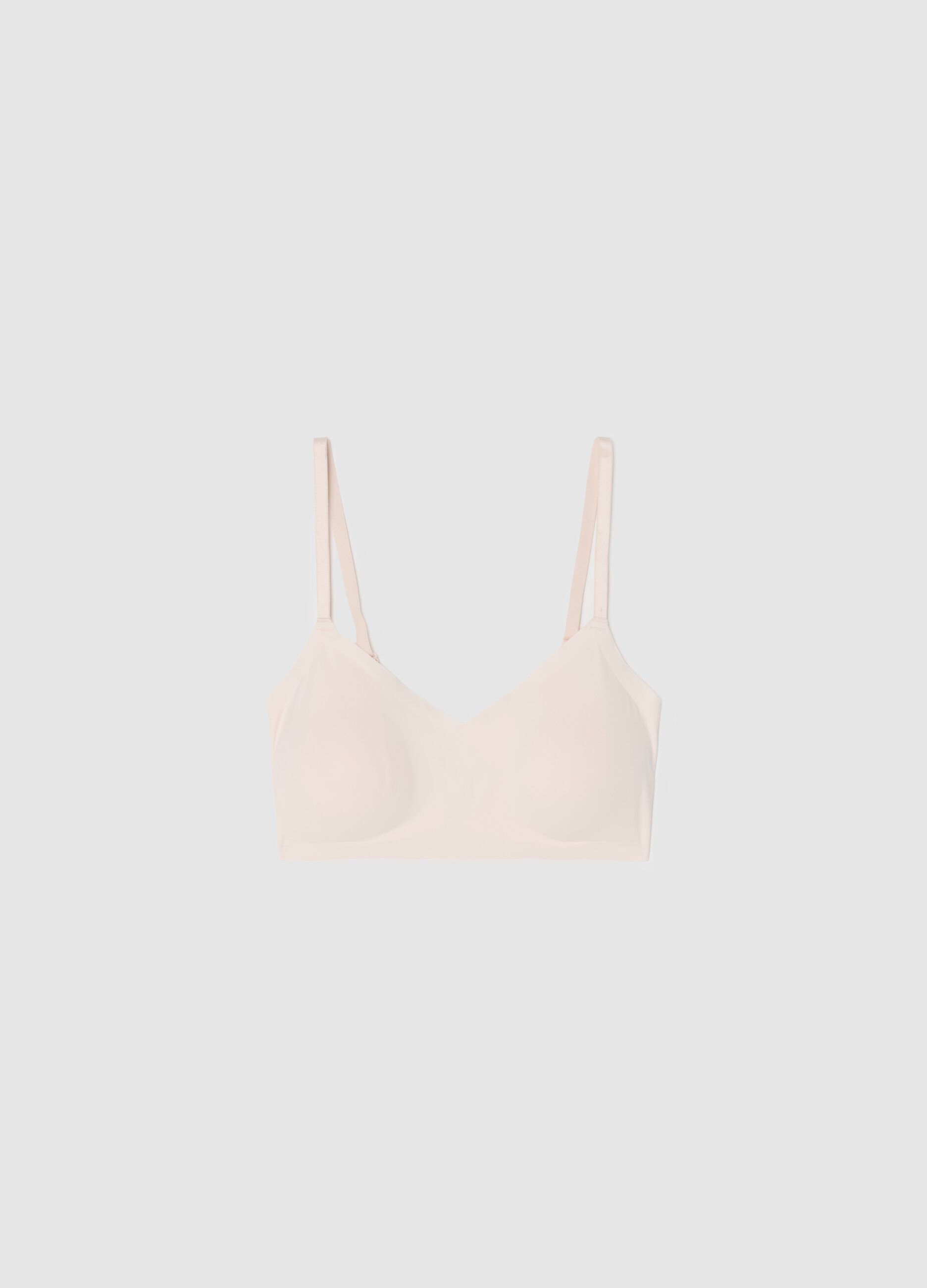 Bralette in stretch microfibre