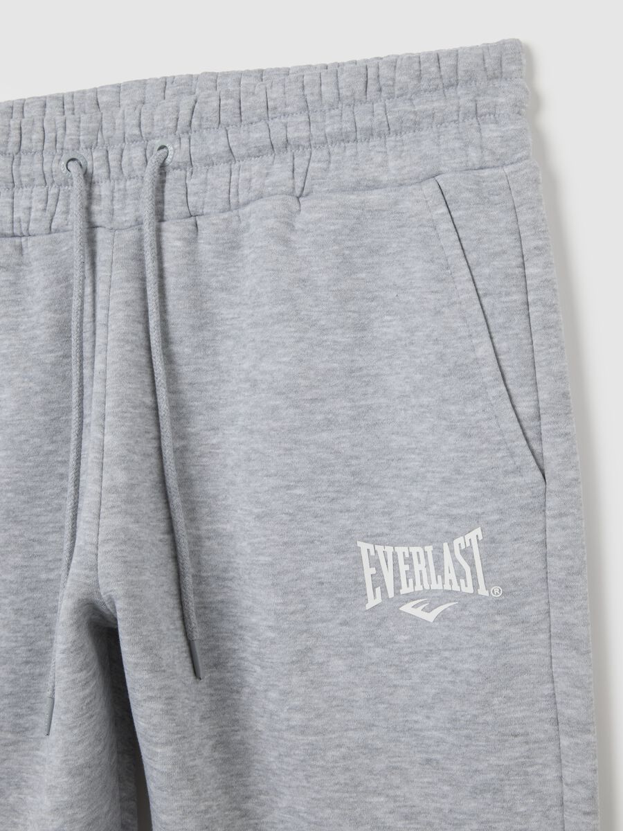 Grey cotton-blend jogging trousers_1