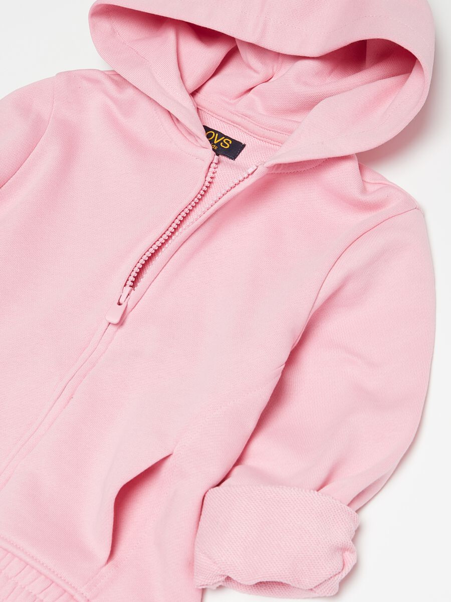 Essential organic cotton full-zip sweatshirt with hood_2