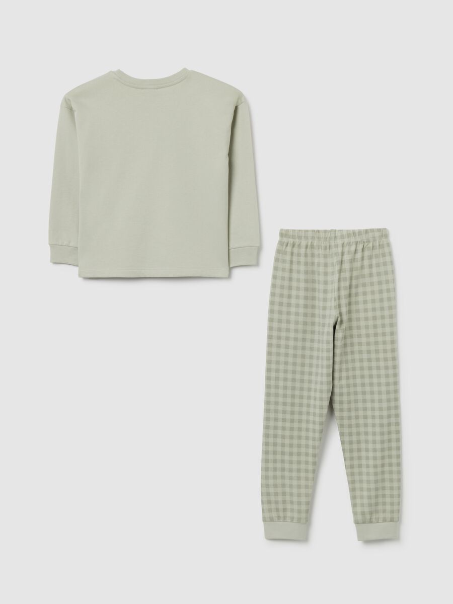Grey Dinosaur Pyjama for Children_1