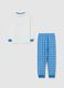 Blue and white fleece pyjamas_1