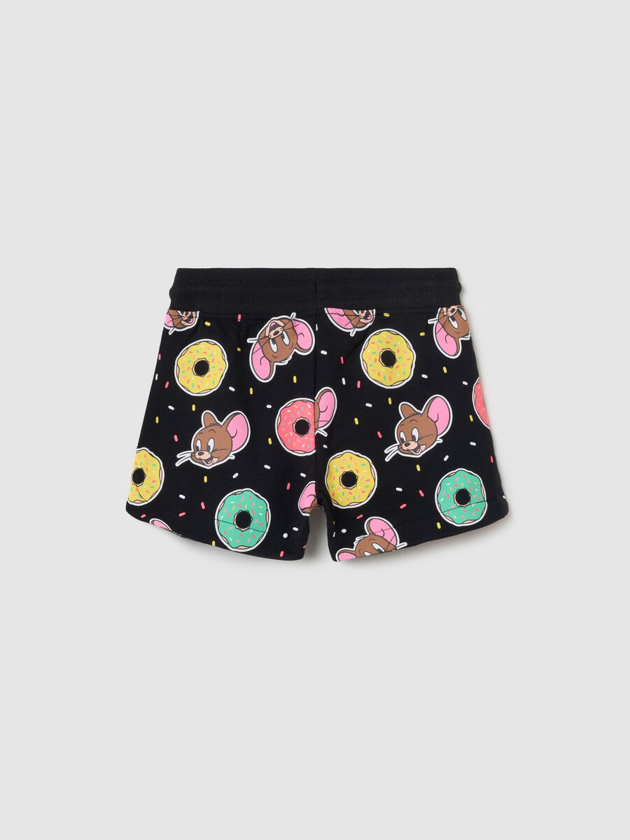 Shorts with drawstring, and Jerry and donuts print_1