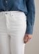 White Stretch Cotton Flare Jeans_3