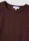 Brown short-sleeve pure cotton T-shirt, regular fit_5