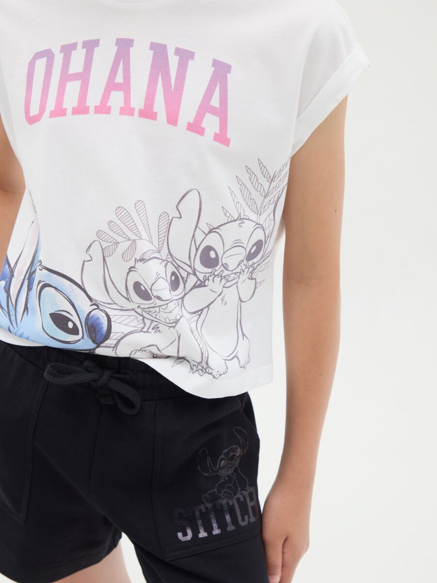 Ohana and Stitch Black and White Jogging Set_2