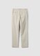 Grey slim-fit chino trousers in lyocell and stretch cotton_2