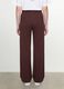 Brown baggy-fit pure cotton jogger trousers_3