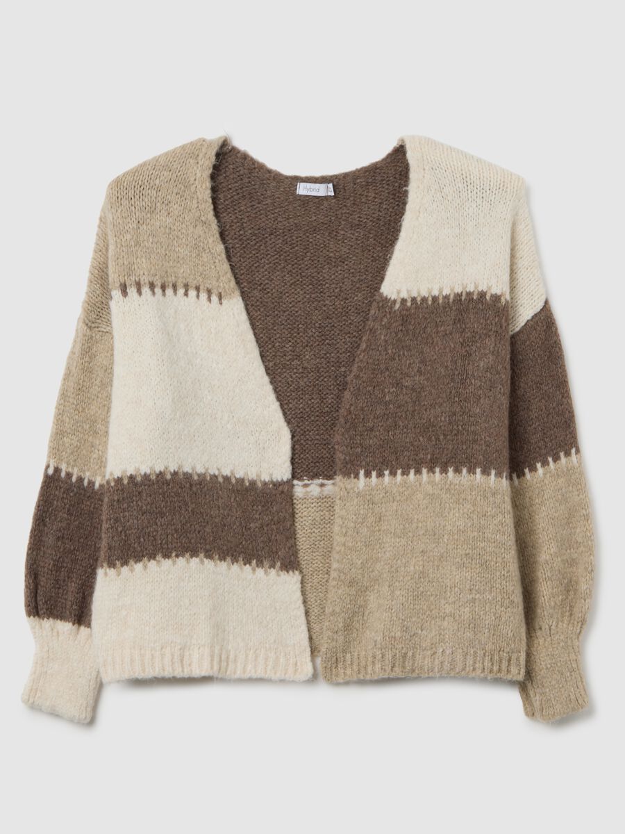 Multicolour regular fit cardigan_4