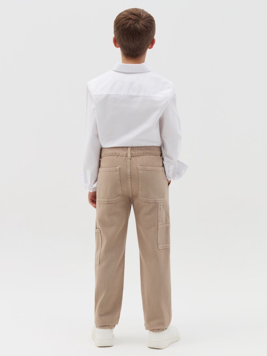 Worker trousers in cotton_3