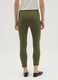 Women's green regular fit viscose blend trousers_3