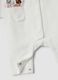 White organic cotton-blend babygrow with Disney embroidery_3