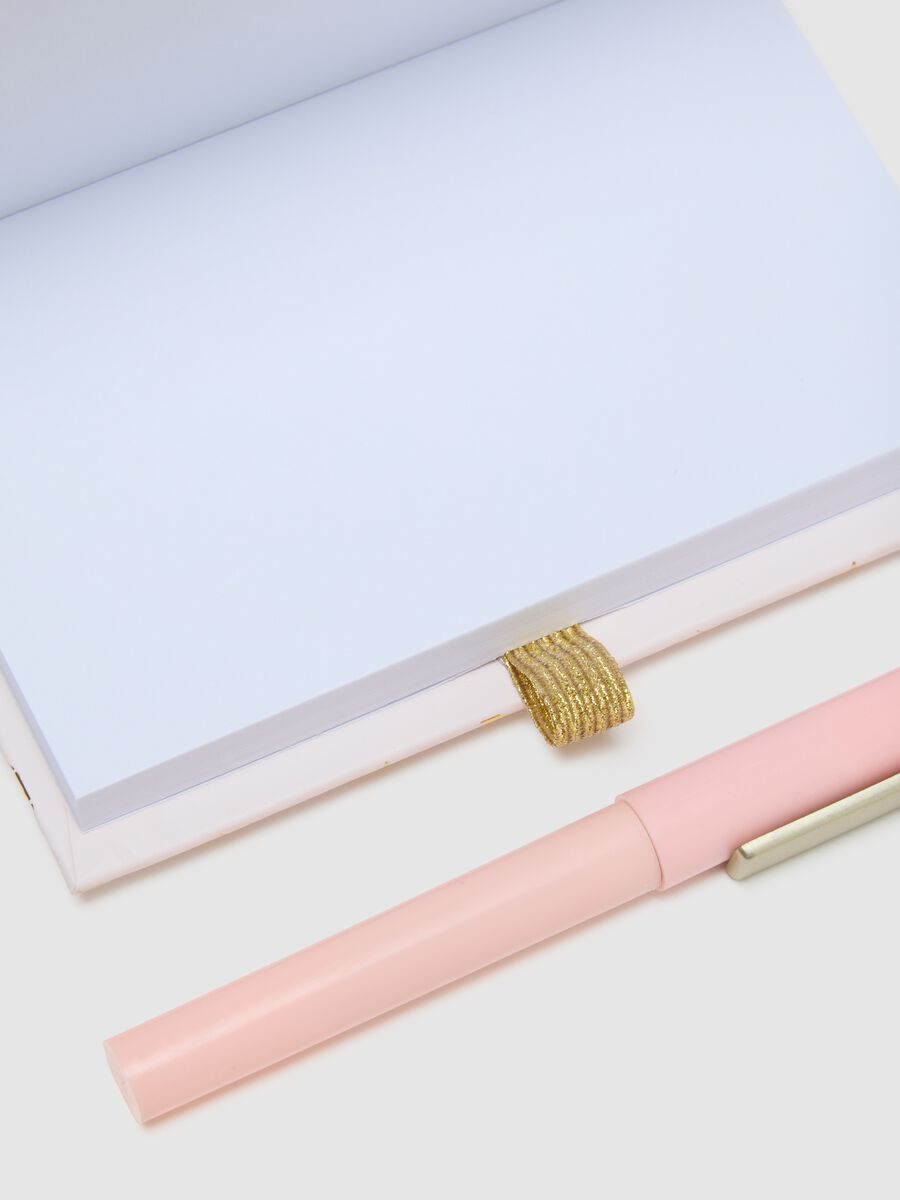 Pink Paper Planner with Astral Decorations_1