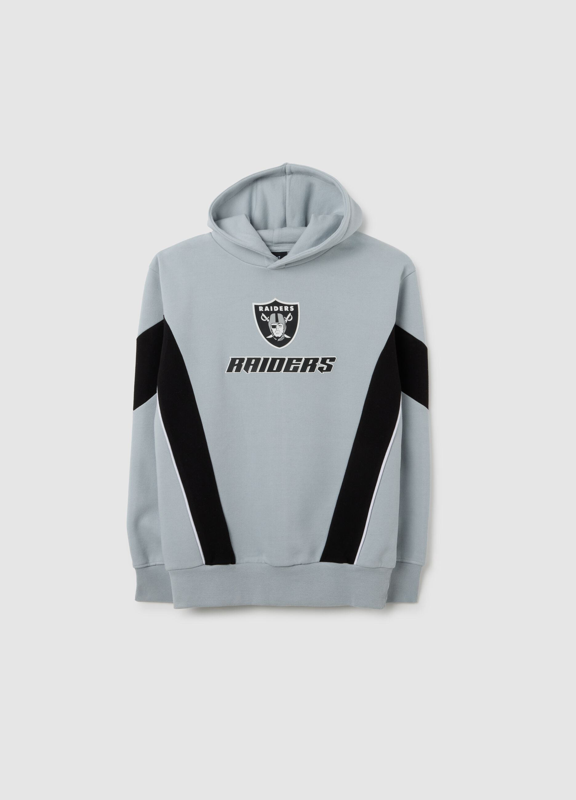 Multicolour cotton blend regular fit sweatshirt with Raiders logo