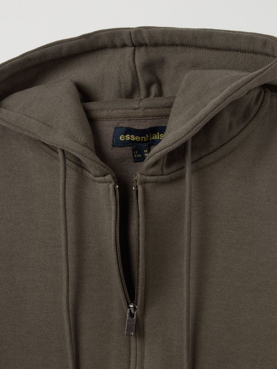 Essential full-zip sweatshirt with hood_5