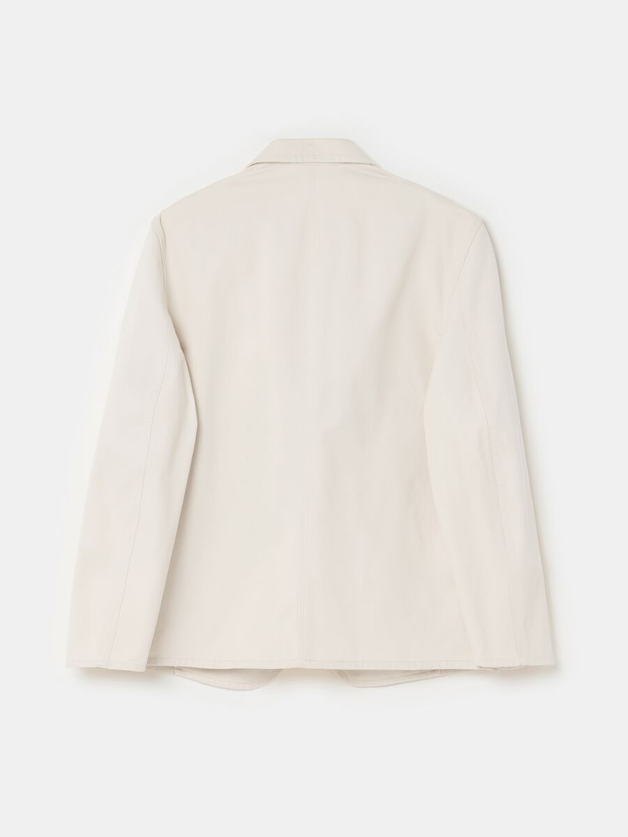 Selection single-breasted blazer in cotton_4