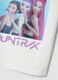 White pure cotton T-shirt with K-Pop Demon Hunters print for girls_3