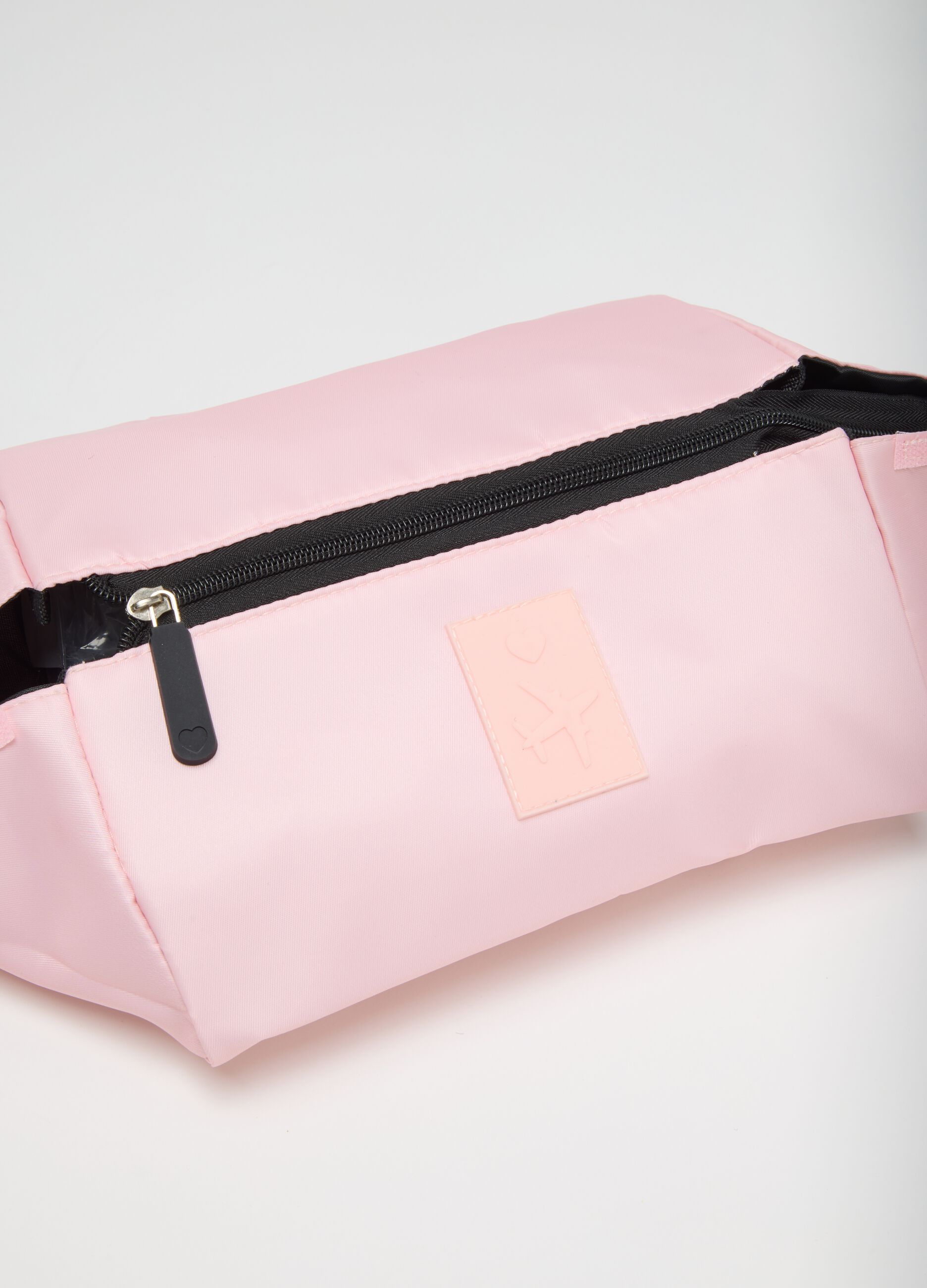 Pink clutch bag