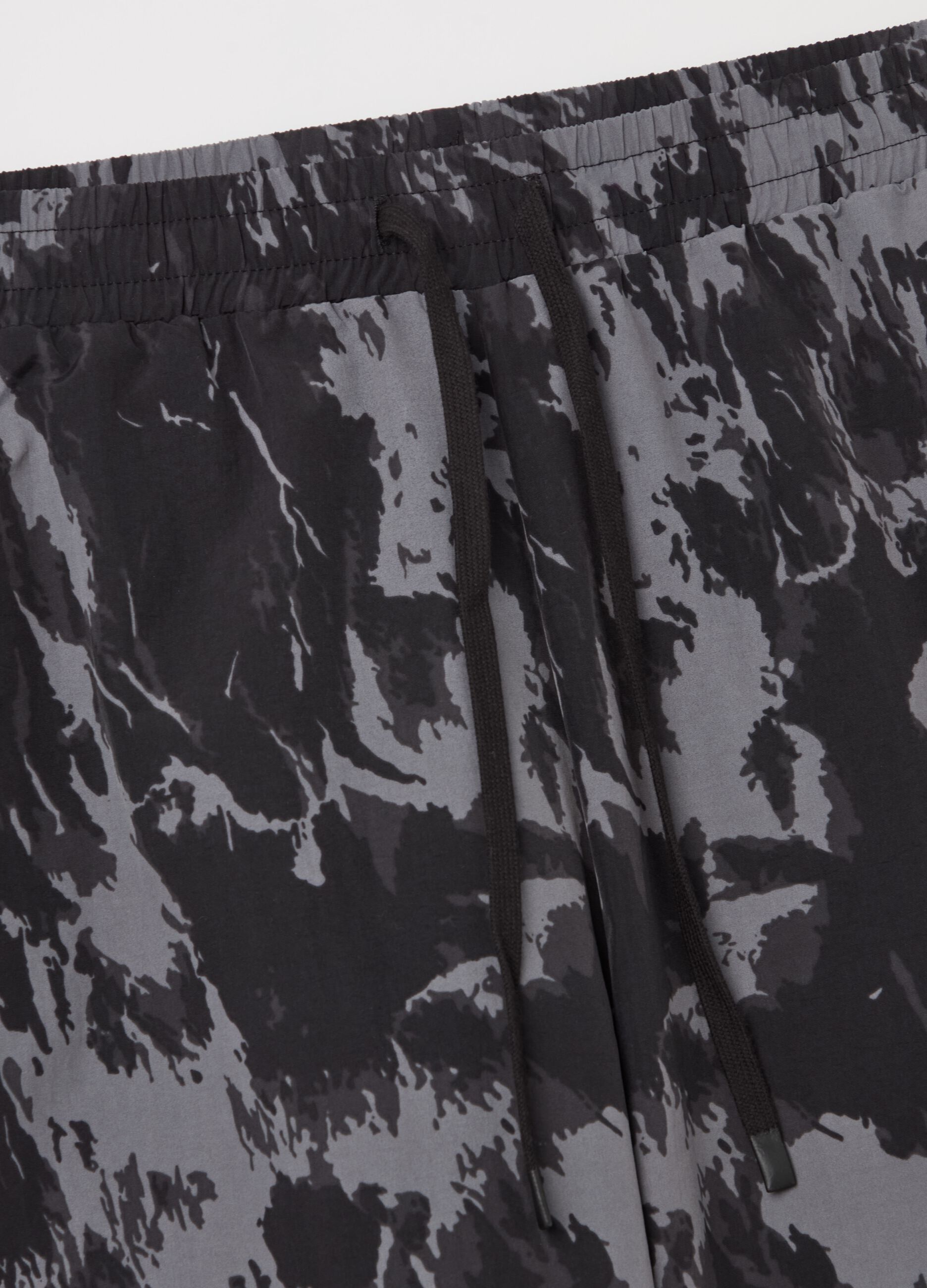 B.ANGEL X THE SEA BEYOND tie-dye joggers with drawstring
