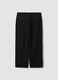 Black pure cotton carpenter denim jeans, relaxed fit_2