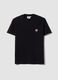 Black pure cotton T-shirt with Ducati print, regular fit_4