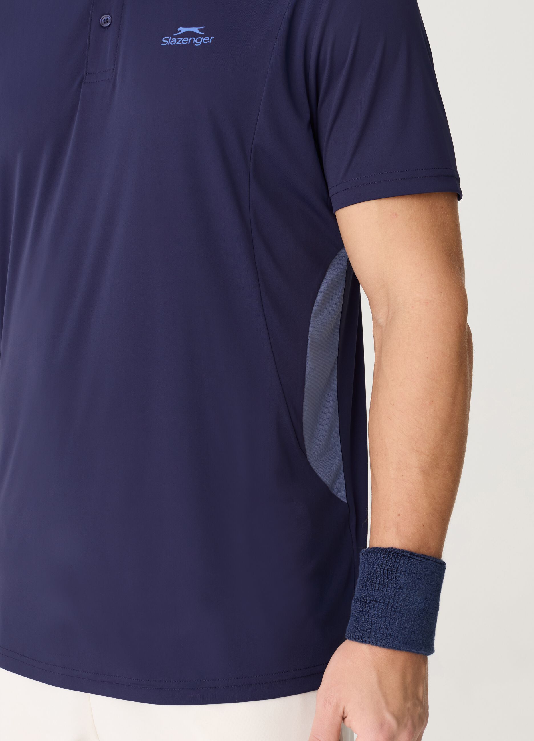 SLAZENGER polo shirt in technical fabric