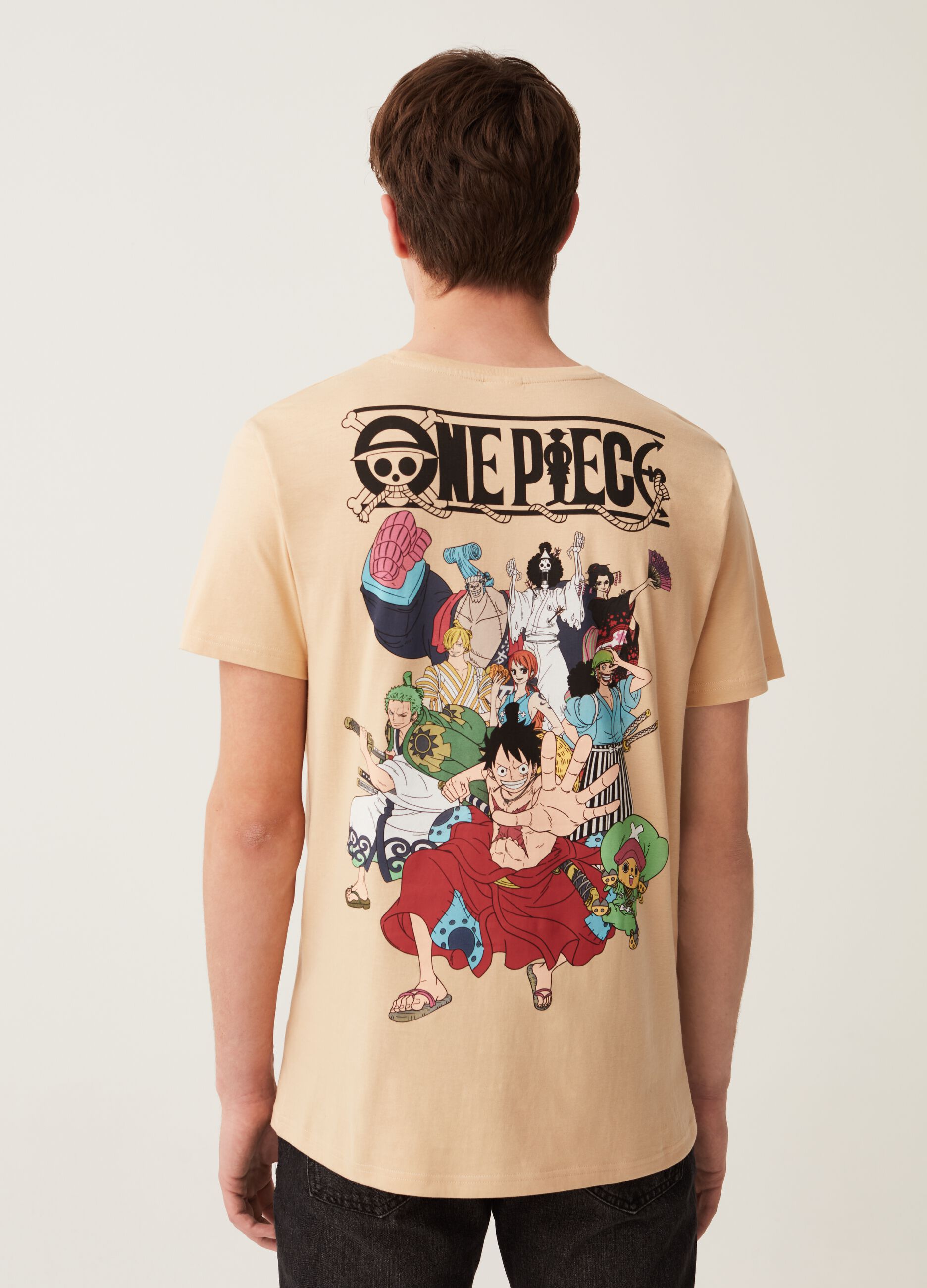 T-shirt stampa personaggi One Piece