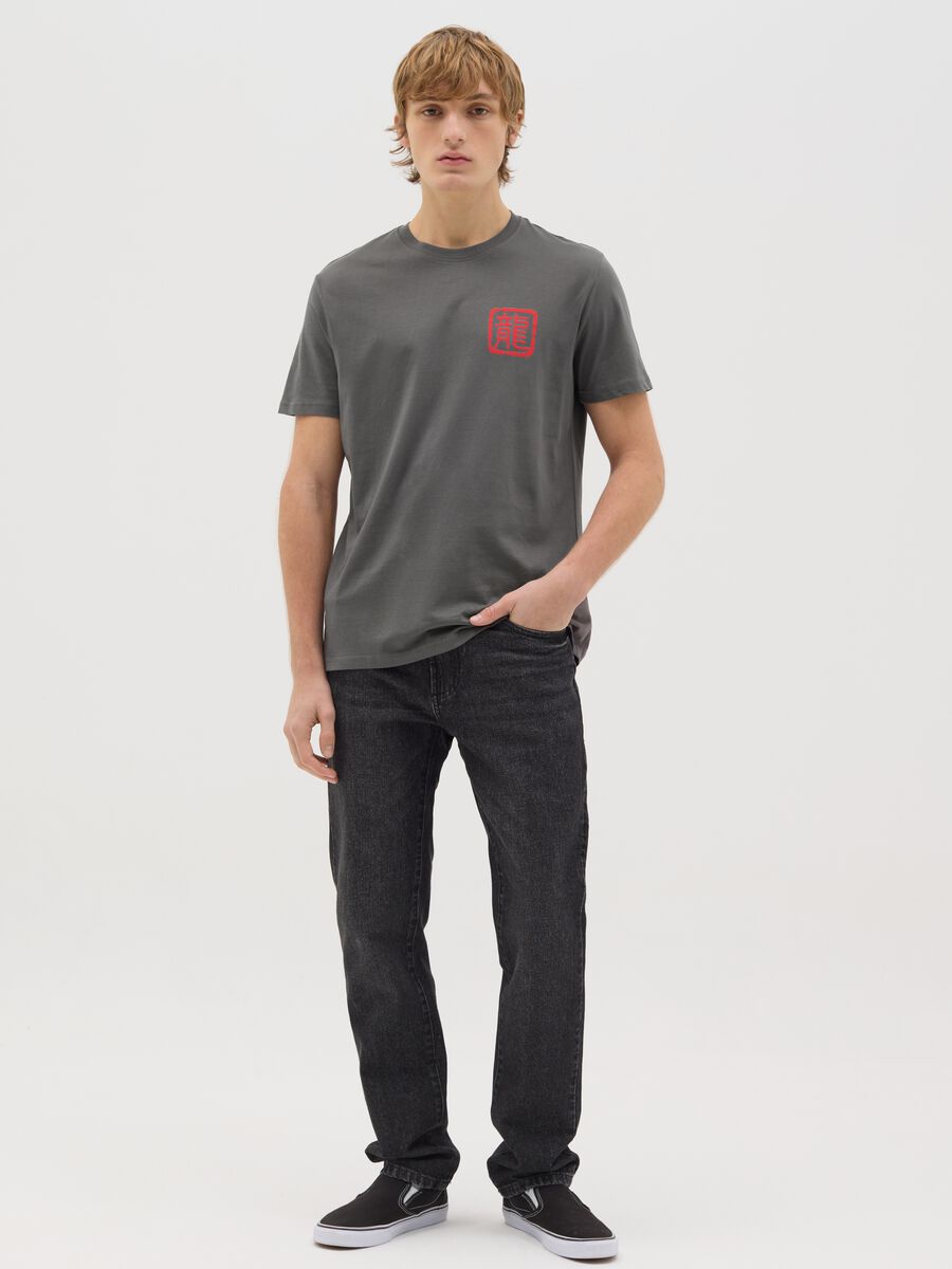 Grey T-shirt with Dragon Ball Z print_1