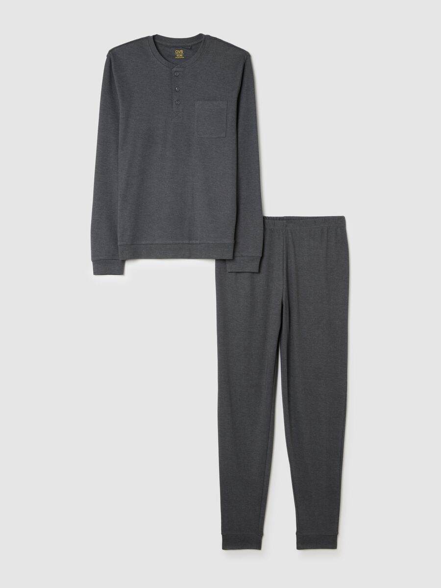 Grey Cotton Pyjamas_0