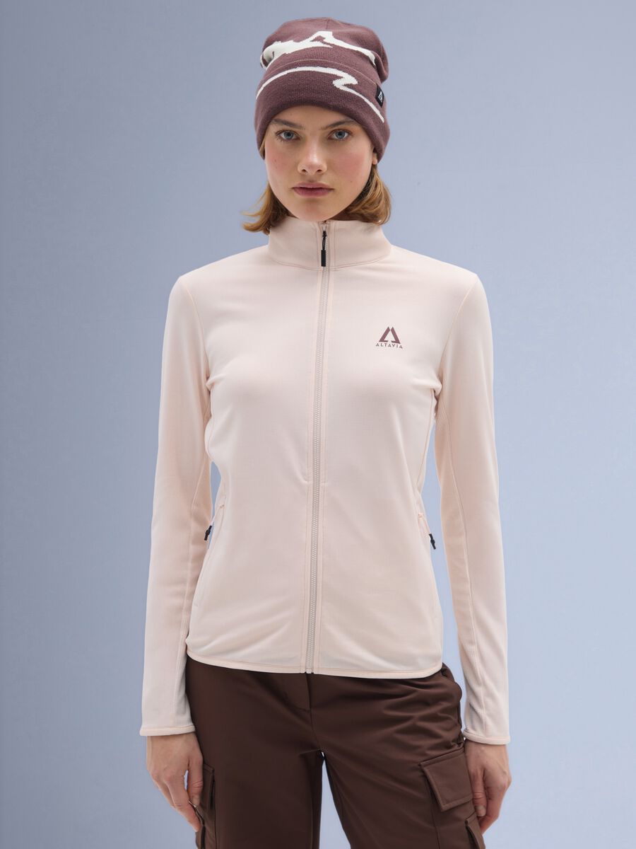 Pile waffle full zip ALTAVIA WITH DEBORAH COMPAGNONI_0