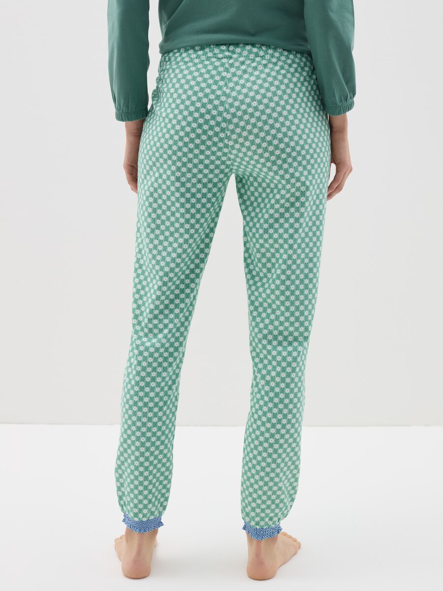 Pyjama trousers with small flowers_2