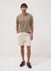 Beige pure cotton T-shirt_1