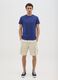 Men&rsquo;s blue fitted T-shirt in cotton_1