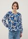 Multicolour Long Sleeve Regular Fit Top with Floral Pattern_0