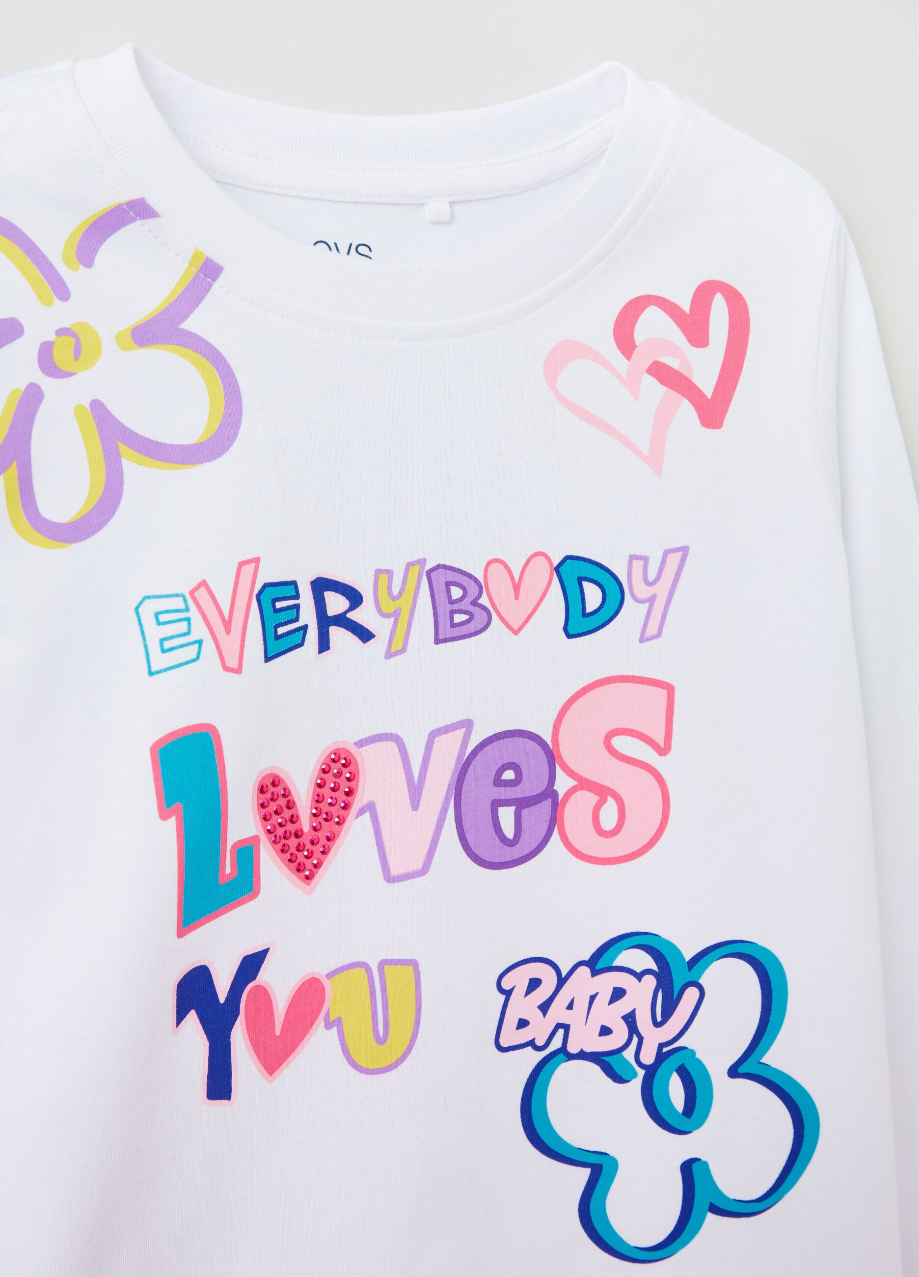 T-shirt a maniche lunghe in cotone_2