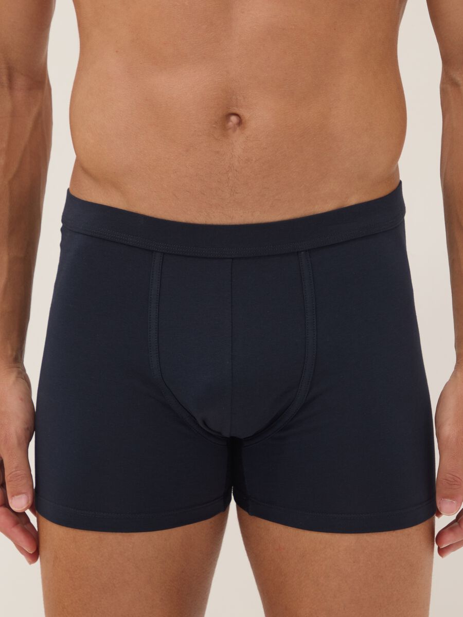 2-pack of blue Supima cotton stretch boxer shorts_1