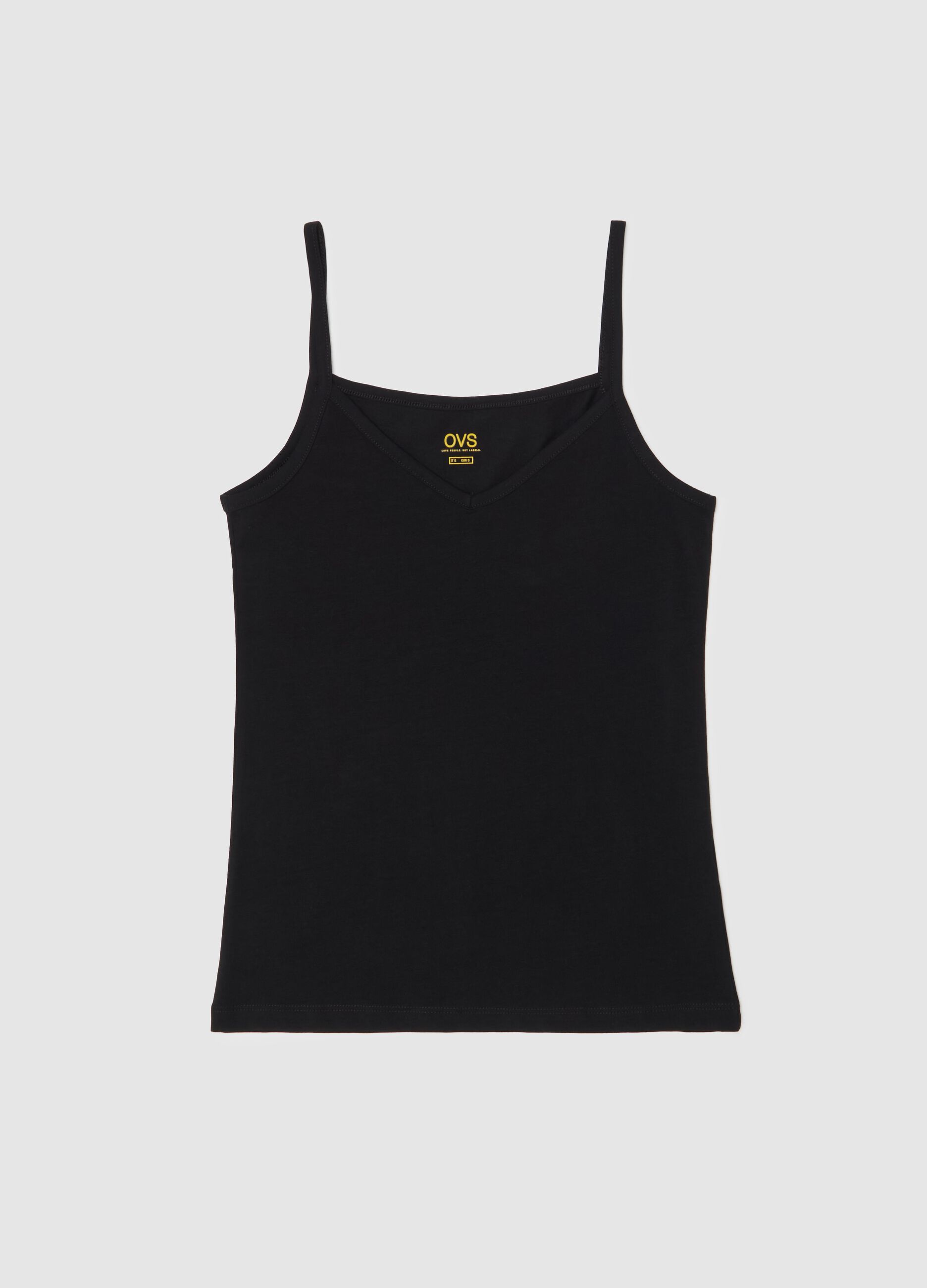 Under vest with V neck