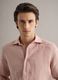 Slim Fit Long Sleeve Pink Pure Linen Shirt_3