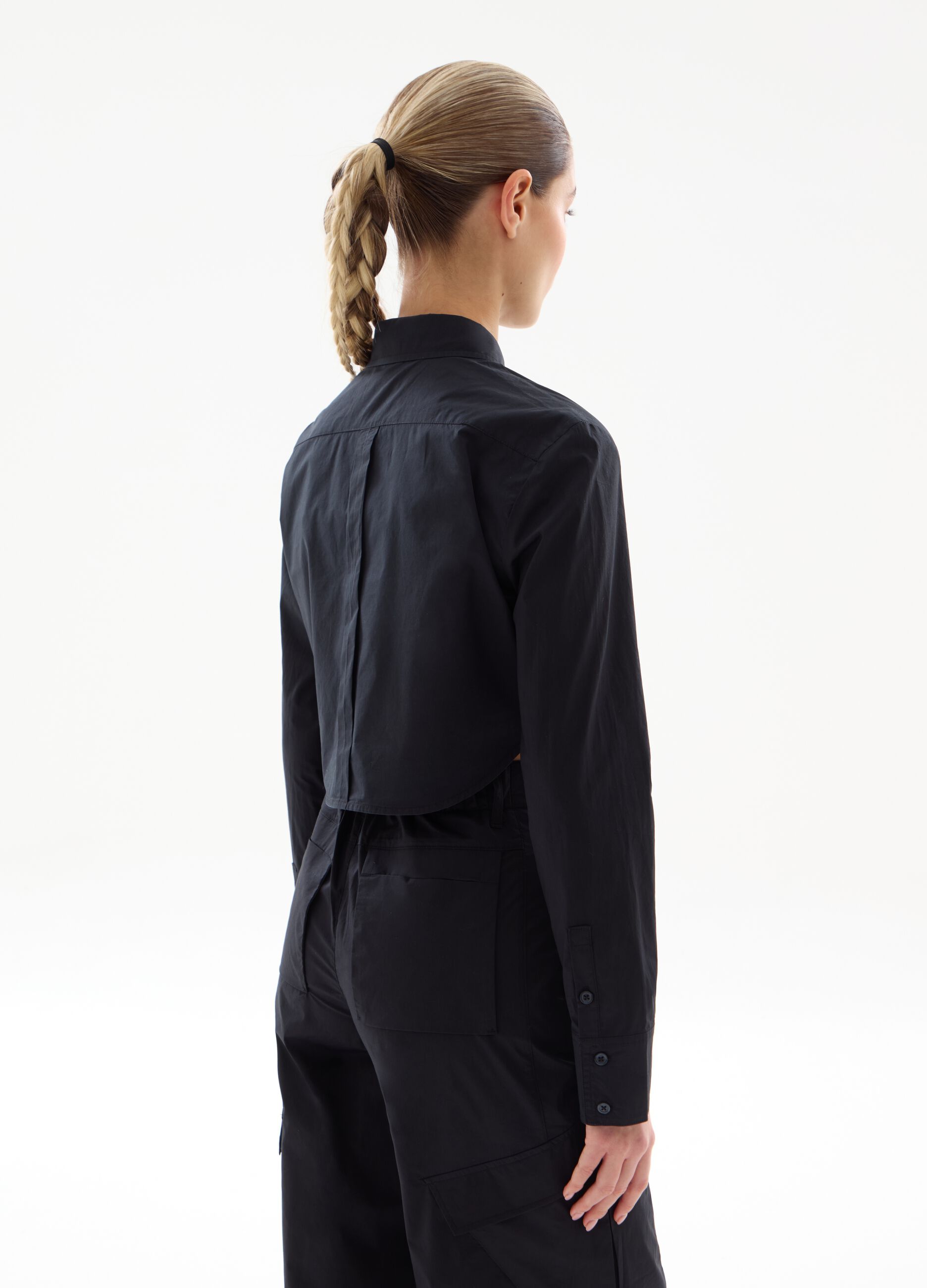 Crop Shirt Black