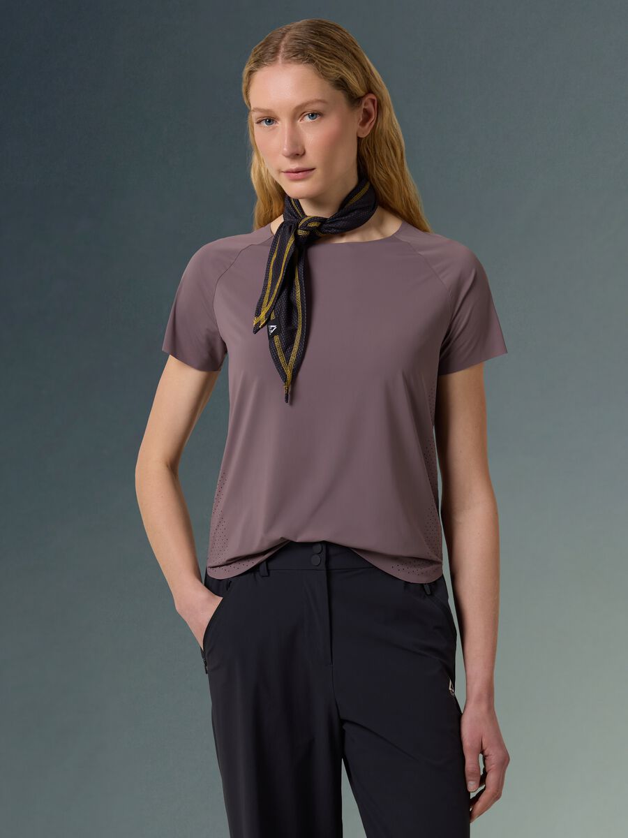 Technical T-shirt with side panels ALTAVIA WITH DEBORAH COMPAGNONI_1