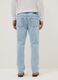Slim fit blue cotton blend jeans_2