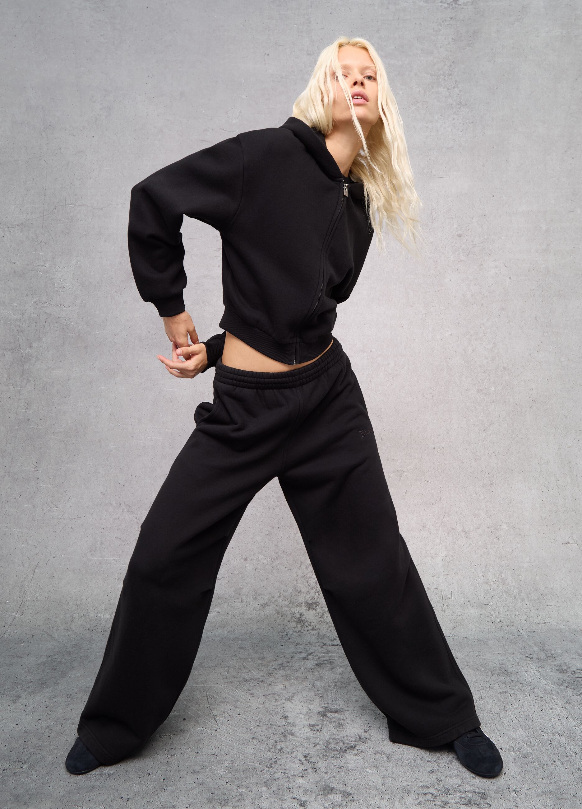 Black Flare Sweatpants