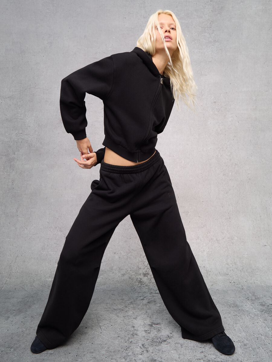 Black Flare Sweatpants_0