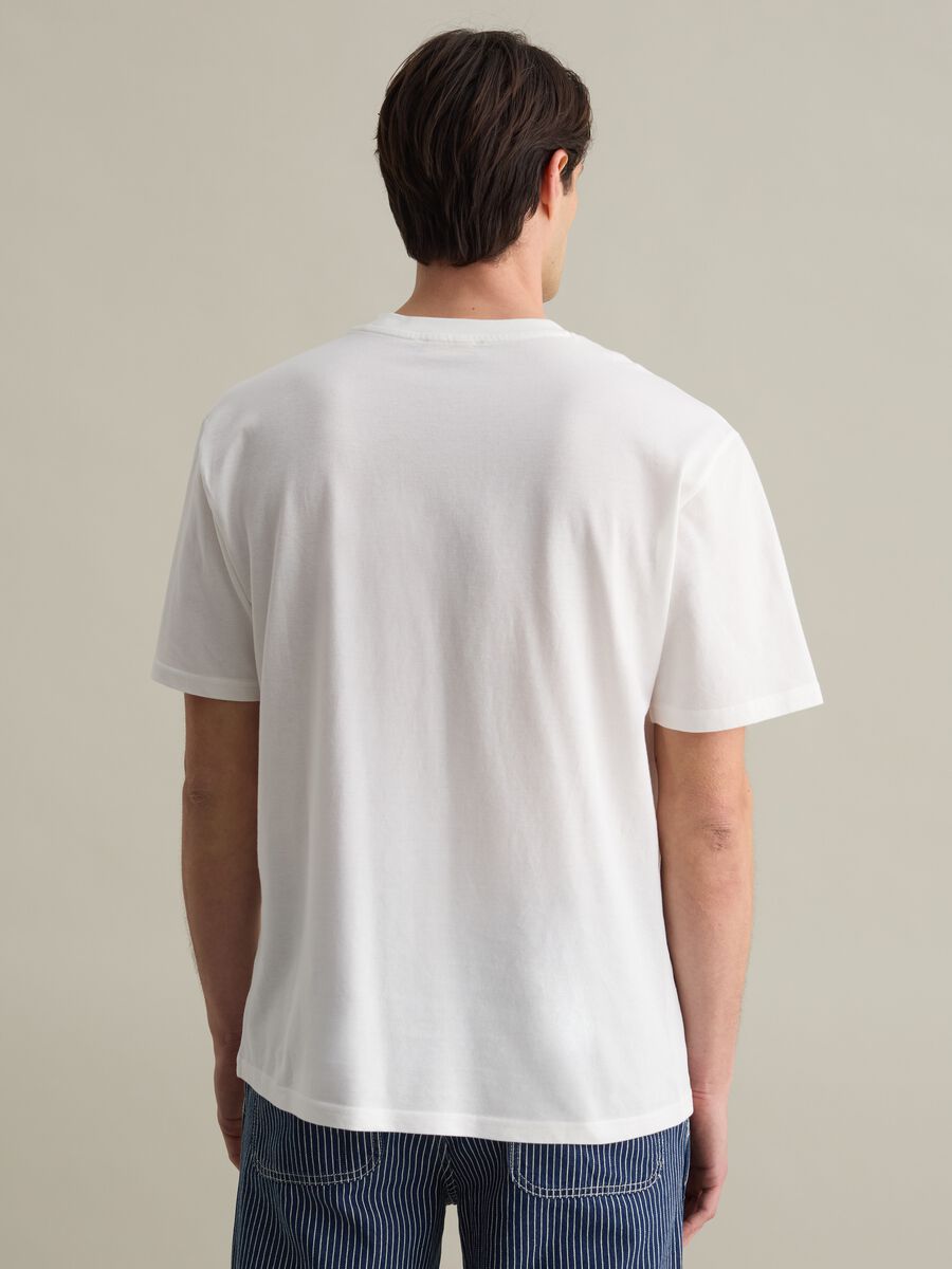 Solid colour cotton T-shirt_3