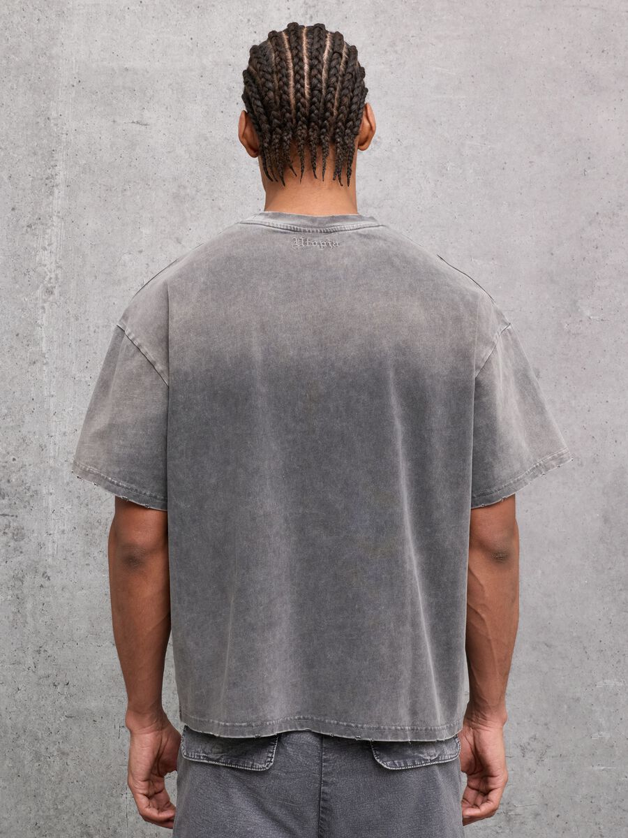 Sunfaded Oversize T-shirt Vintage Grey_1