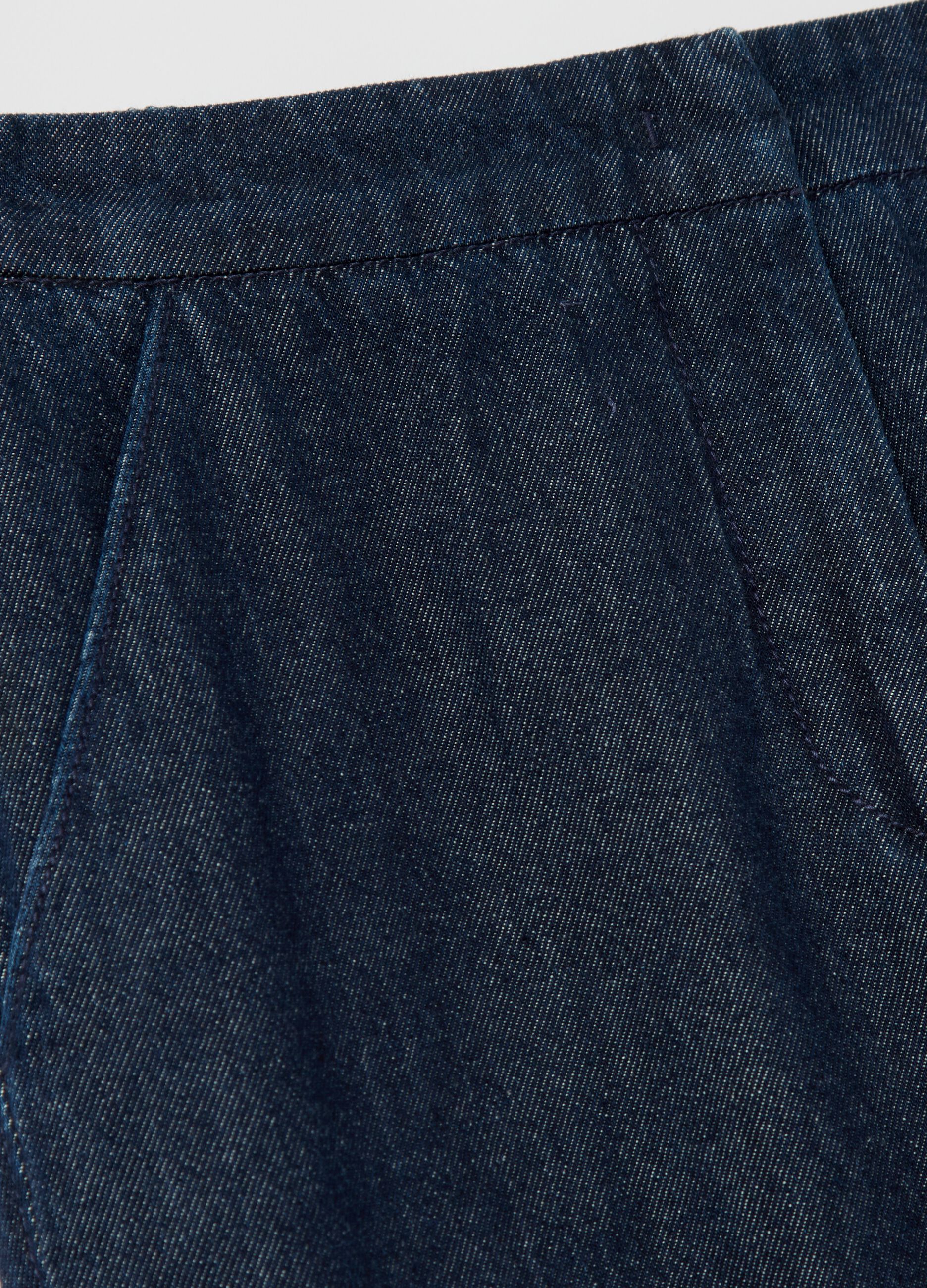 Dark blue relaxed-fit jeans