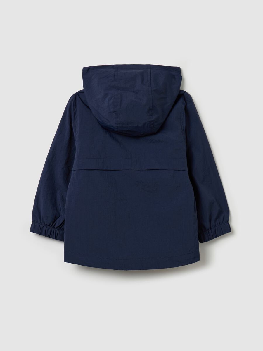 Caban jacket with hood and Mickey Mouse print_1